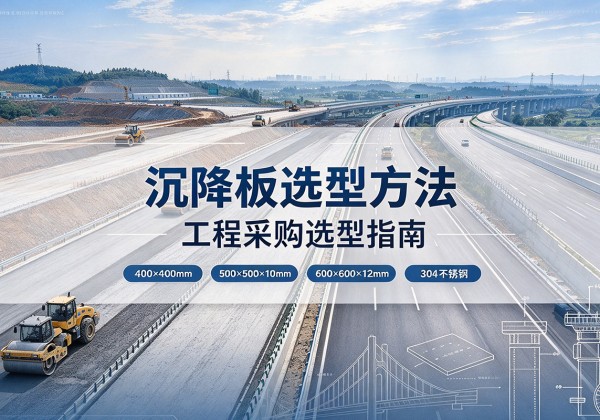 孝昌沉降板选择方法